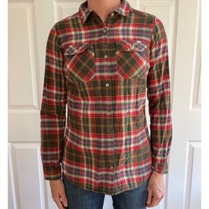 LL Bean Plaid Flannel in XS